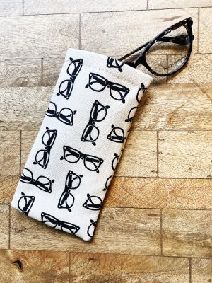 Glasses Pouch with Glasses Design
